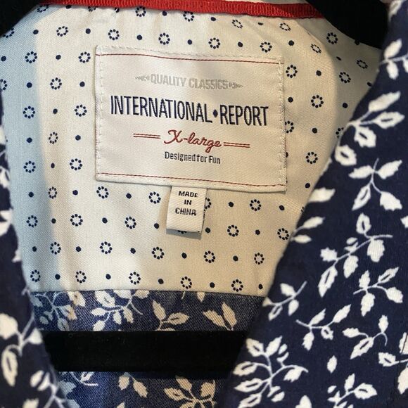 Mens Shirt XL Urban Modern Floral Office-Evening Effortless Style Weekend Ready - Picture 3 of 10